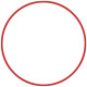 Χούλα-Χουπ 60cm - 19mm - 230gr, Κόκκινο